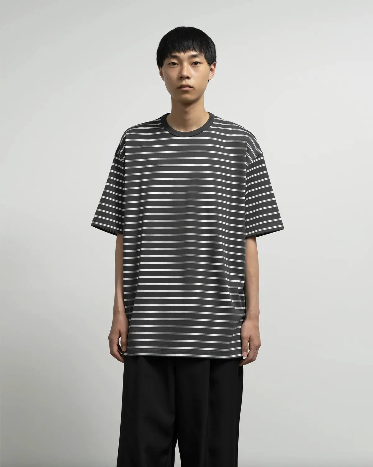 Graphpaper / Tri Spun Border S/S Tee (GU263-70140B)