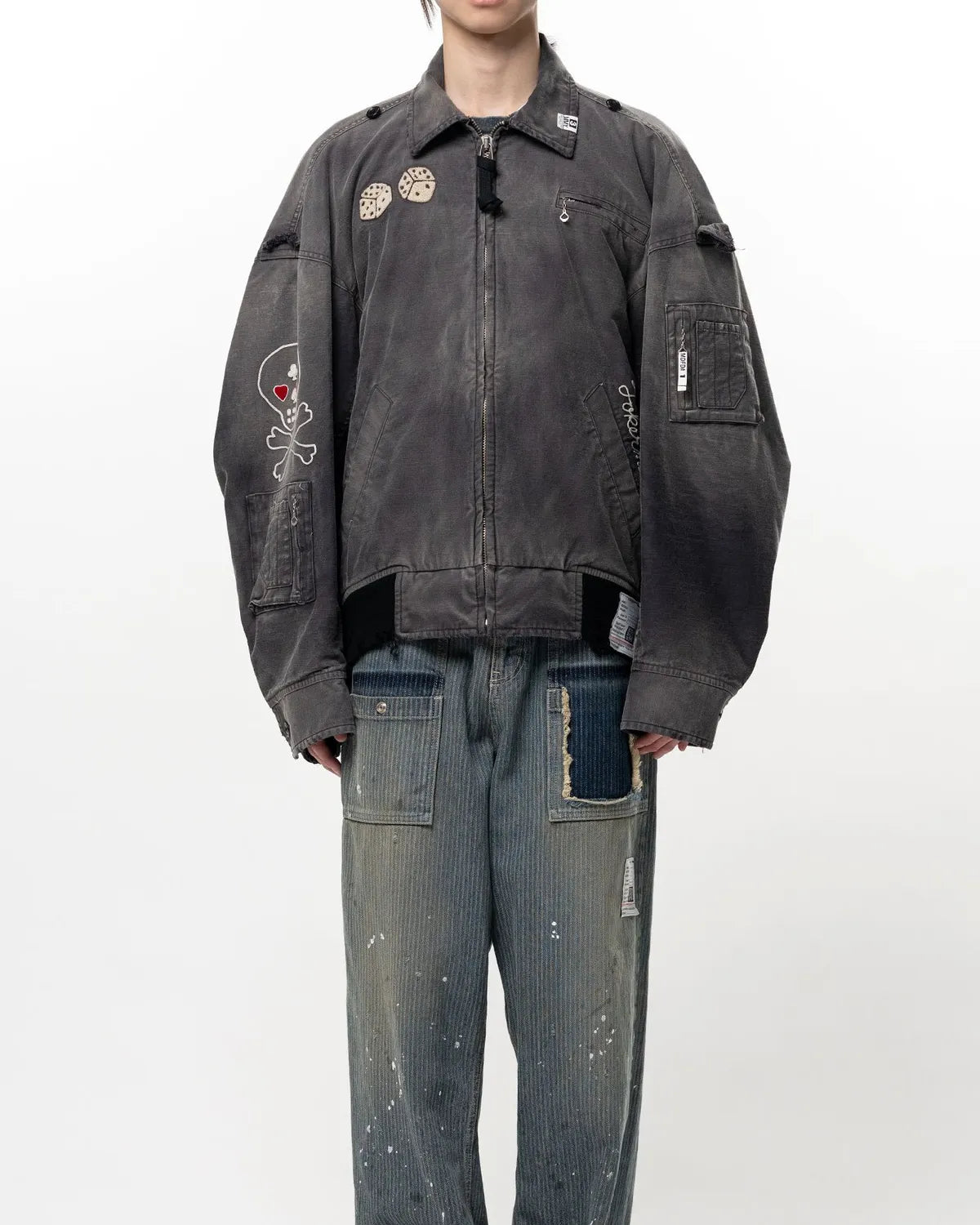 Maison MIHARA YASUHIRO / SUNFADED MILITARY JACKET (J16BL171)