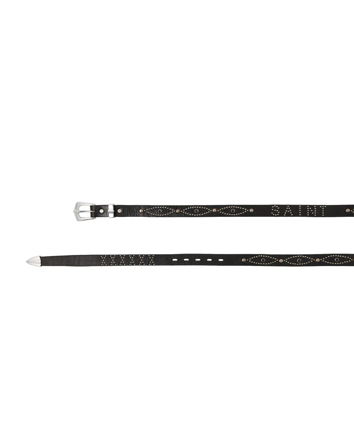©︎SAINT Mxxxxxx × HTC / HTC_BELT NARROW / BLACK STONE (SM-MK8-0000-C64)