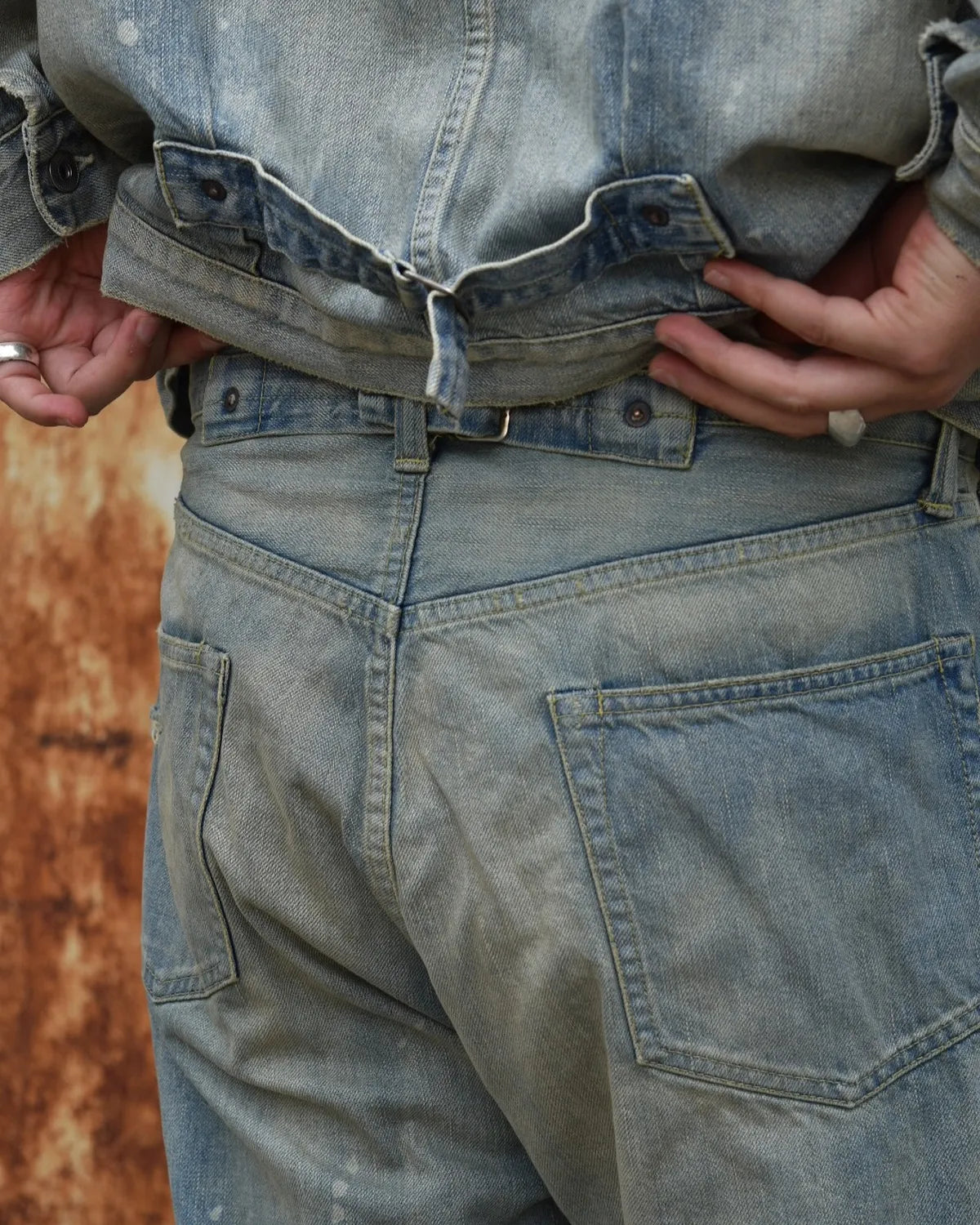 A.PRESSE / No.37 Washed Wide Denim Pants (25AAP-04-40)