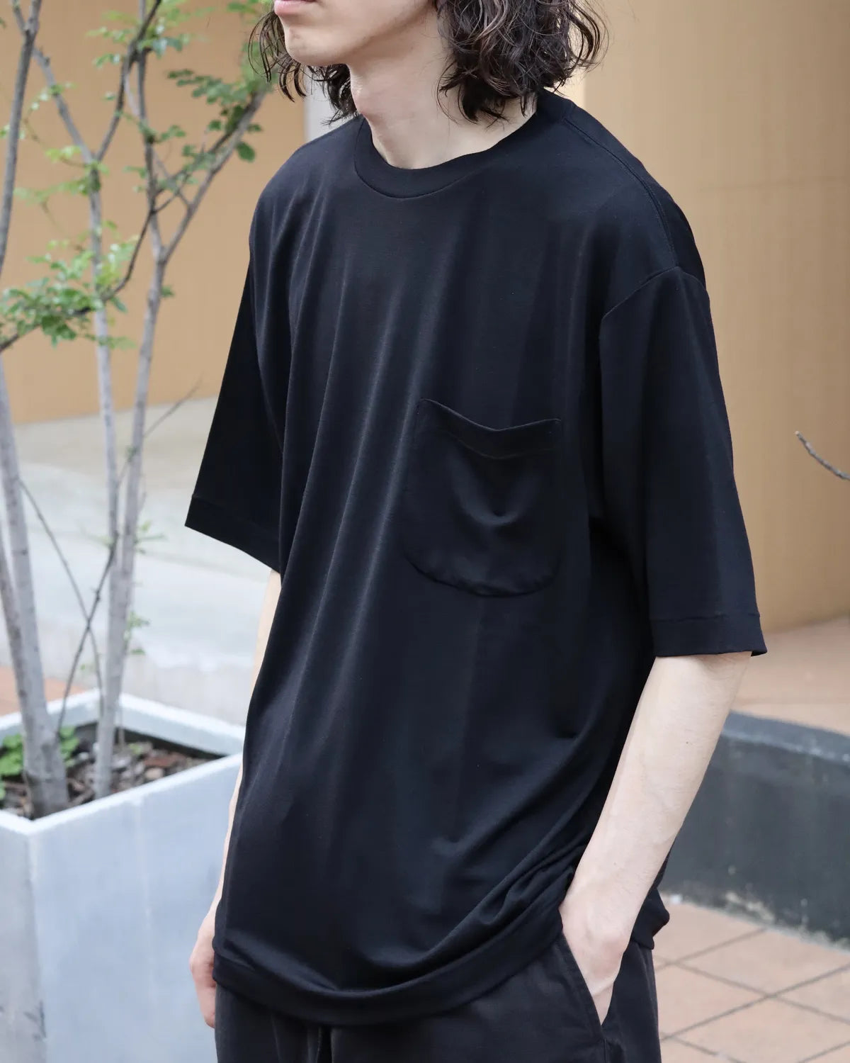 COMOLI / サマーウール 半袖Tシャツ (D01-05024)