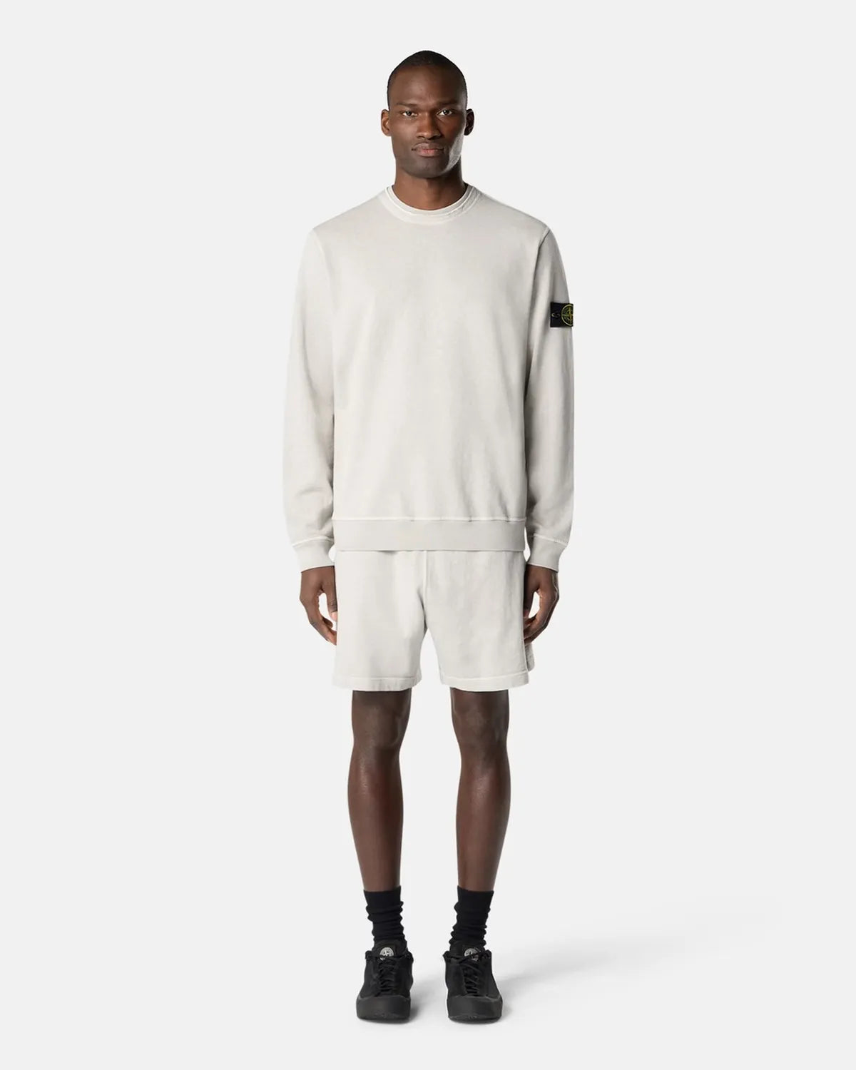 STONE ISLAND / MALFILÉ FLEECE 'OLD' EFFECT (L1S156100034S0060)