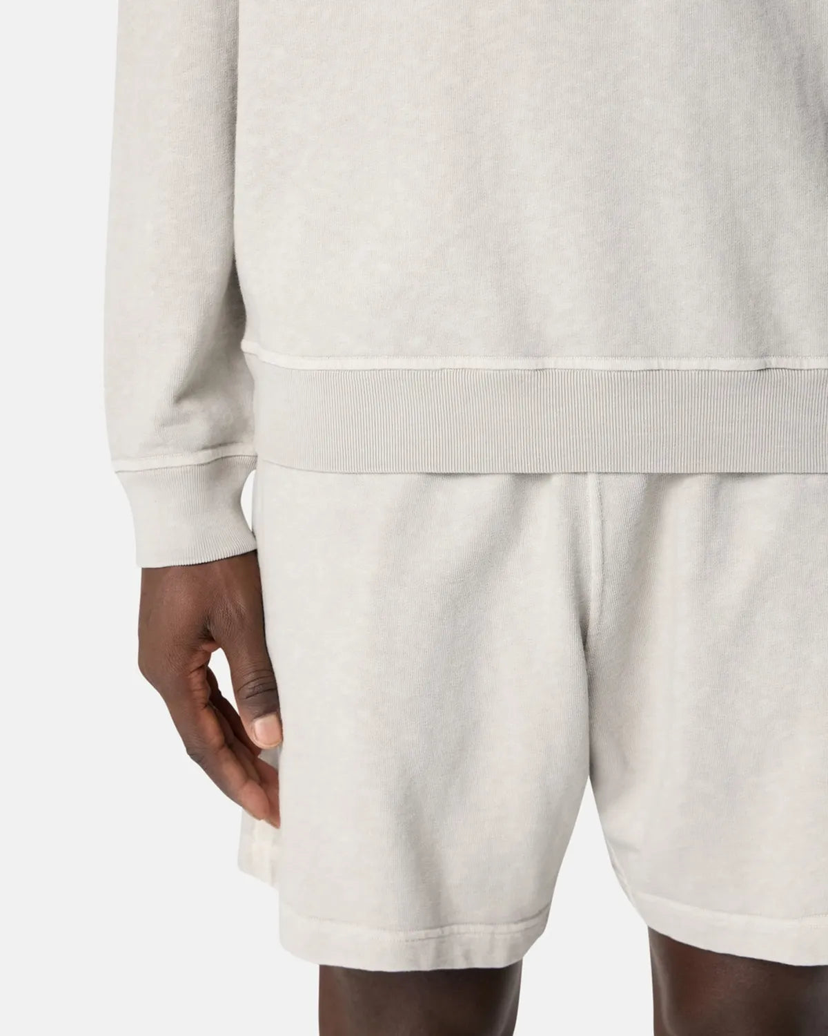 STONE ISLAND / MALFILÉ FLEECE 'OLD' EFFECT (L1S156100034S0060)
