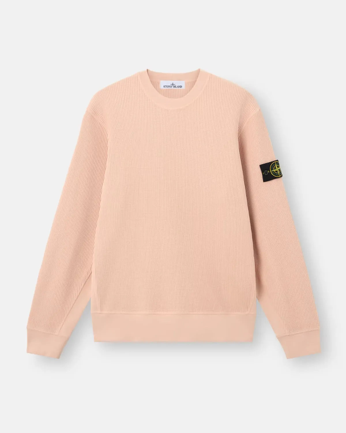 直販卸値 stone island 厚手 ニットセーター サーモンピンク S