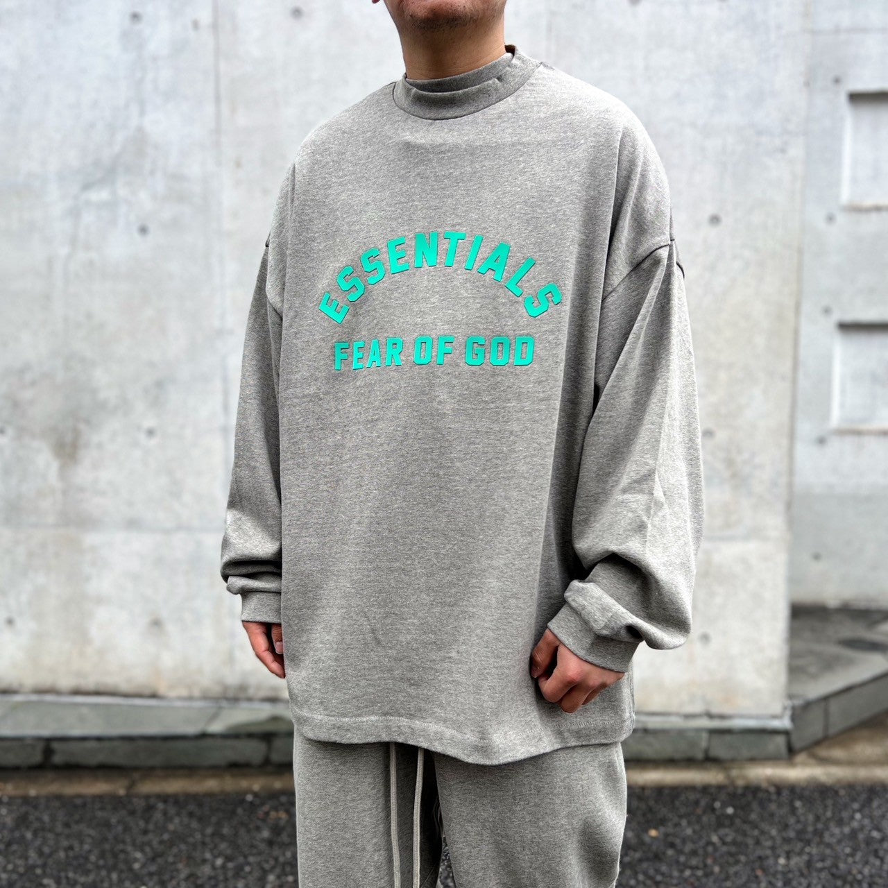 ESSENTIALS / SWEAT LS TEE