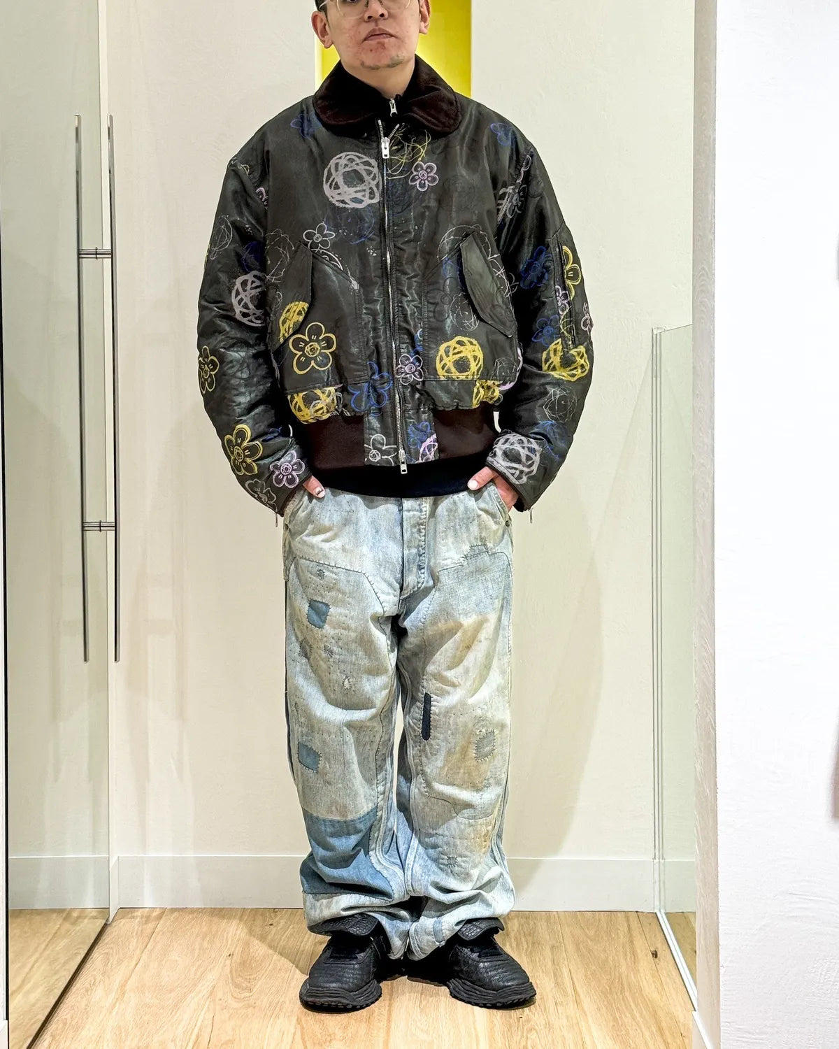 KENZO  / 'Kenzo x Futura 2000' ボンバー (FF65BL2029G1)