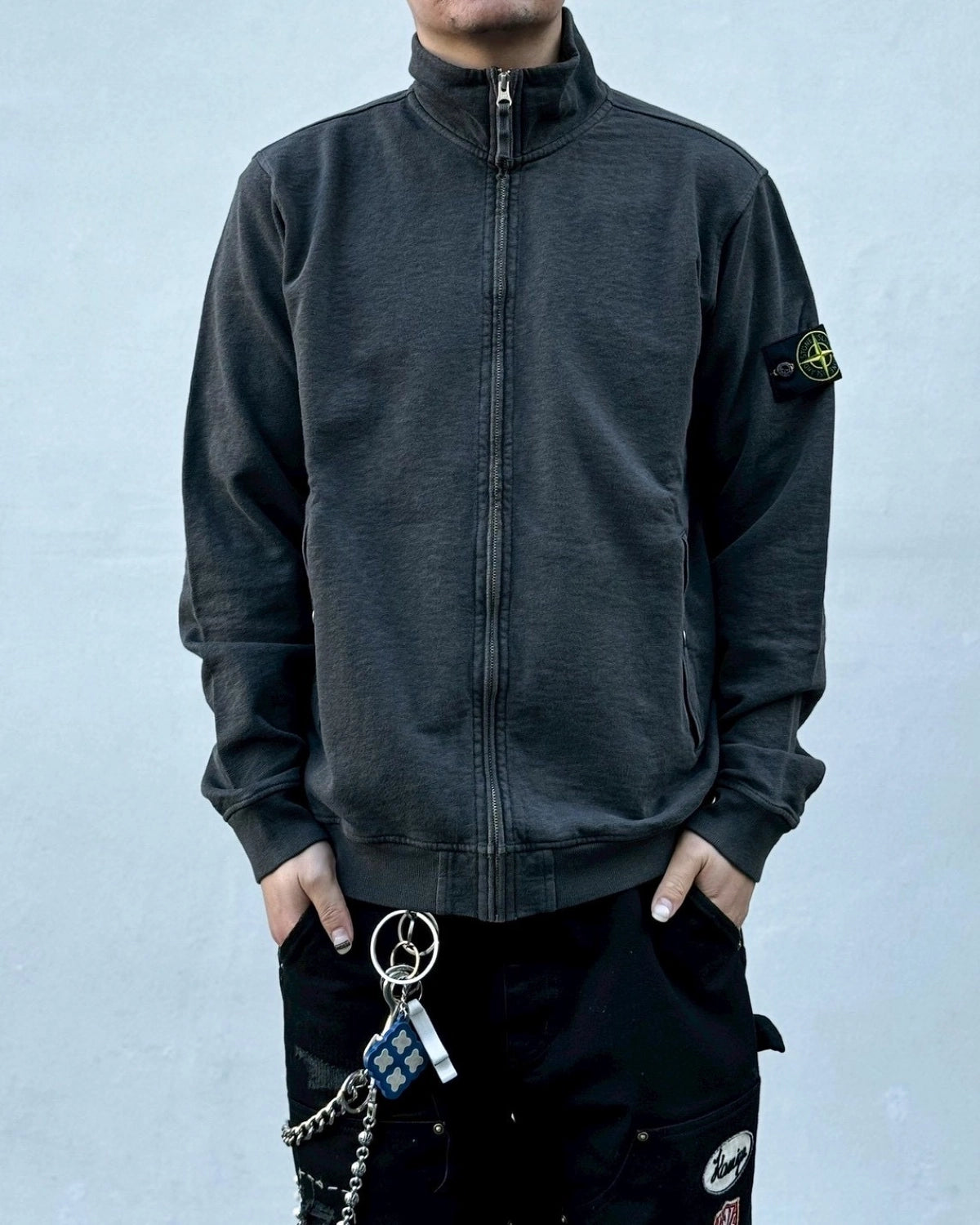 STONE ISLAND / ZIP SWEAT (L1S156100033)