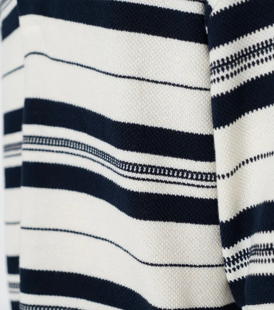 nanamica / Stripe Polo Sweater (SUHS413)　