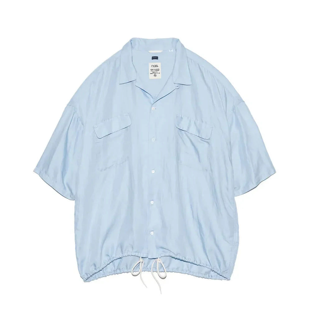 nanamica / Open Collar Cupra Hemp S/S Shirt (SUGS418)