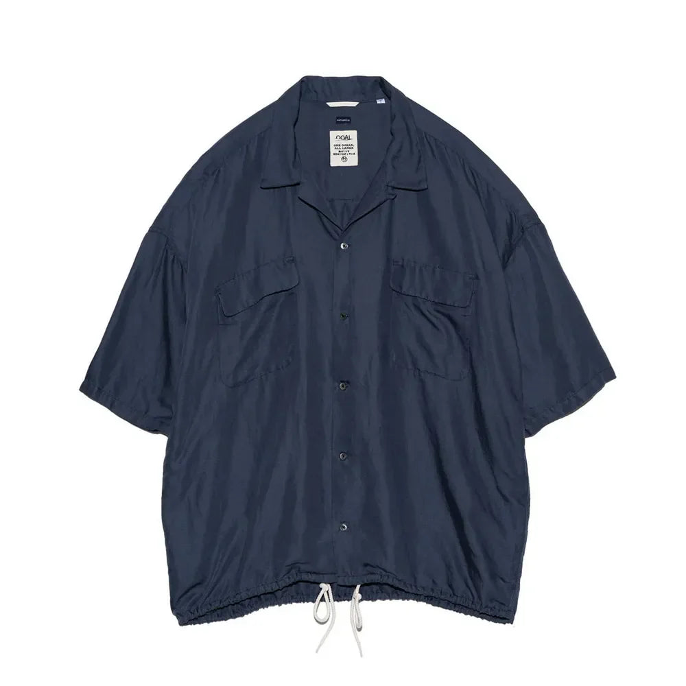 nanamica の Open Collar Cupra Hemp S/S Shirt (SUGS418)