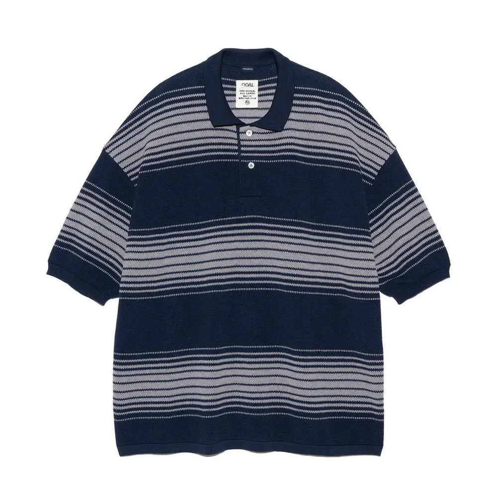 nanamica の Stripe Polo Sweater (SUHS413)　