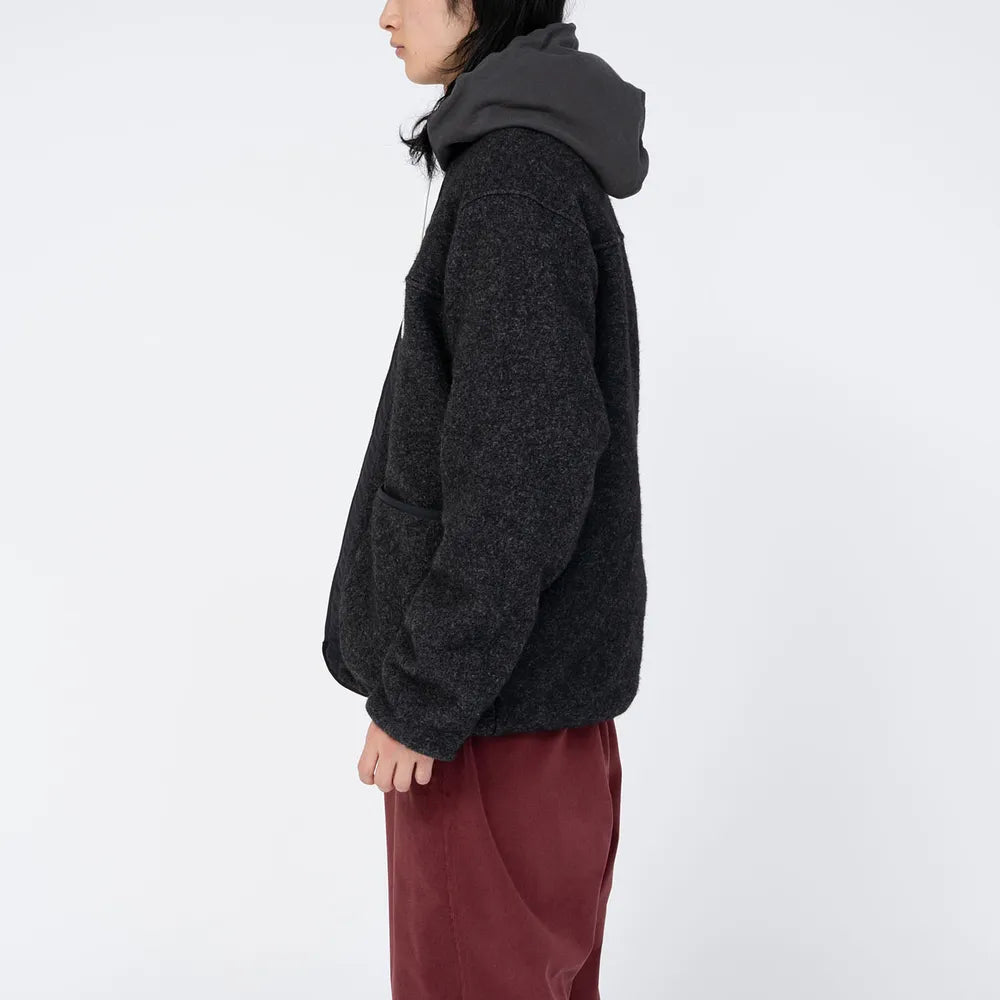 THE NORTH FACE PURPLE LABEL / PLAS Wool Fleece Field Cardigan (N24FA029)