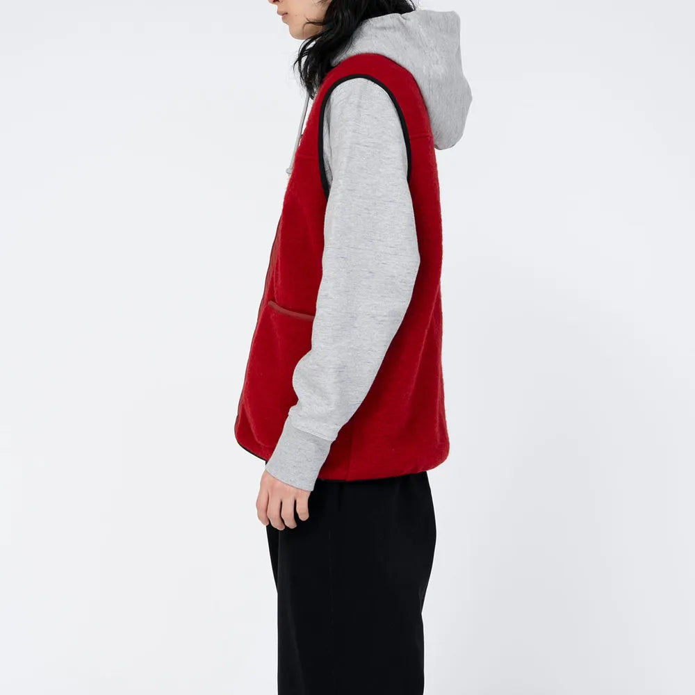 THE NORTH FACE PURPLE LABEL / PLAS Wool Fleece Field Vest (N24FN030)