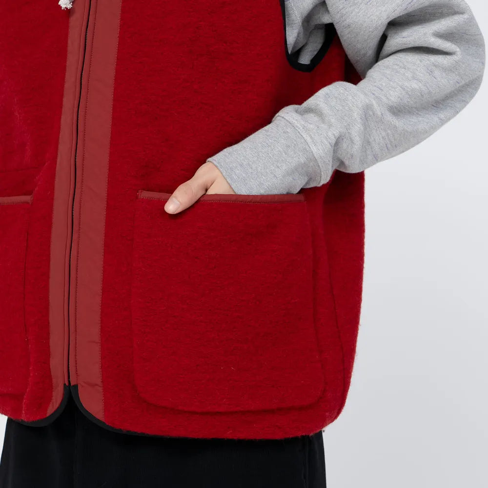 THE NORTH FACE PURPLE LABEL / PLAS Wool Fleece Field Vest (N24FN030)