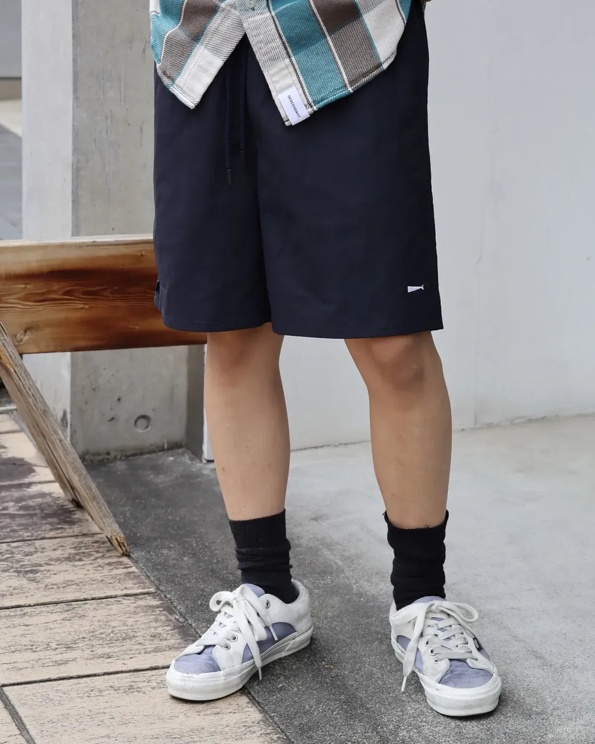 DESCENDANT / TIDE NYLON BEACH SHORTS (261TQDS-PTM04)