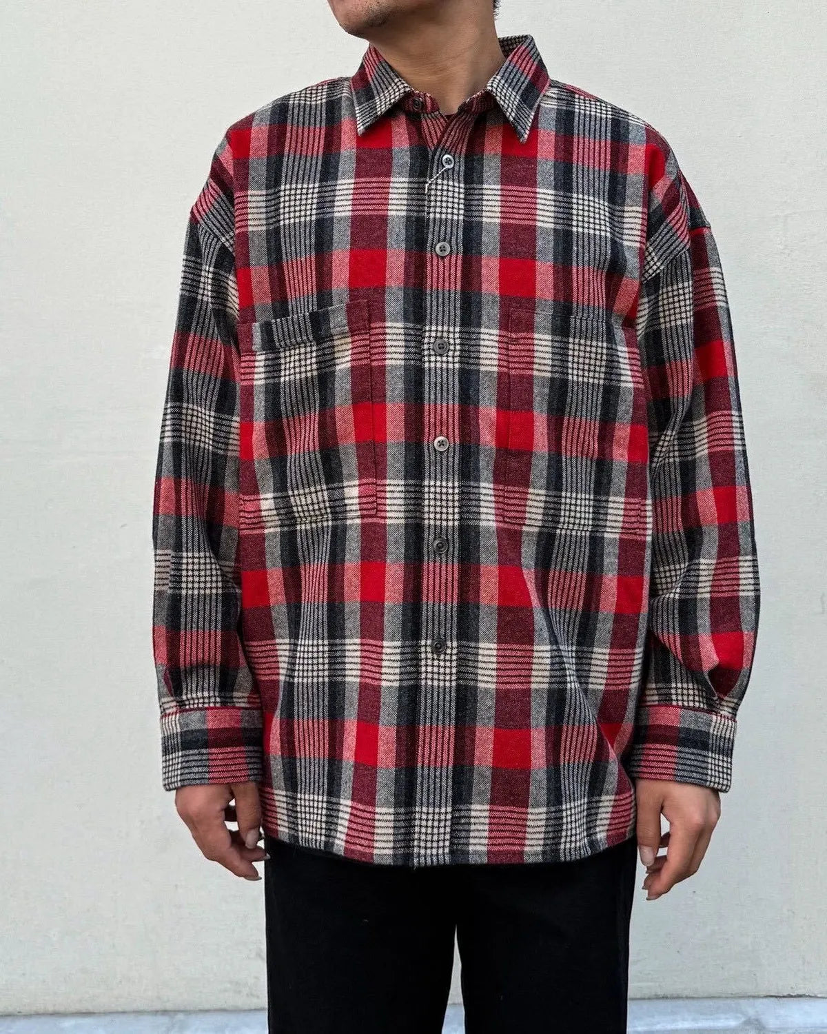 LASTMAN / Classic Wool Shirt (LM-A26-0000-031)