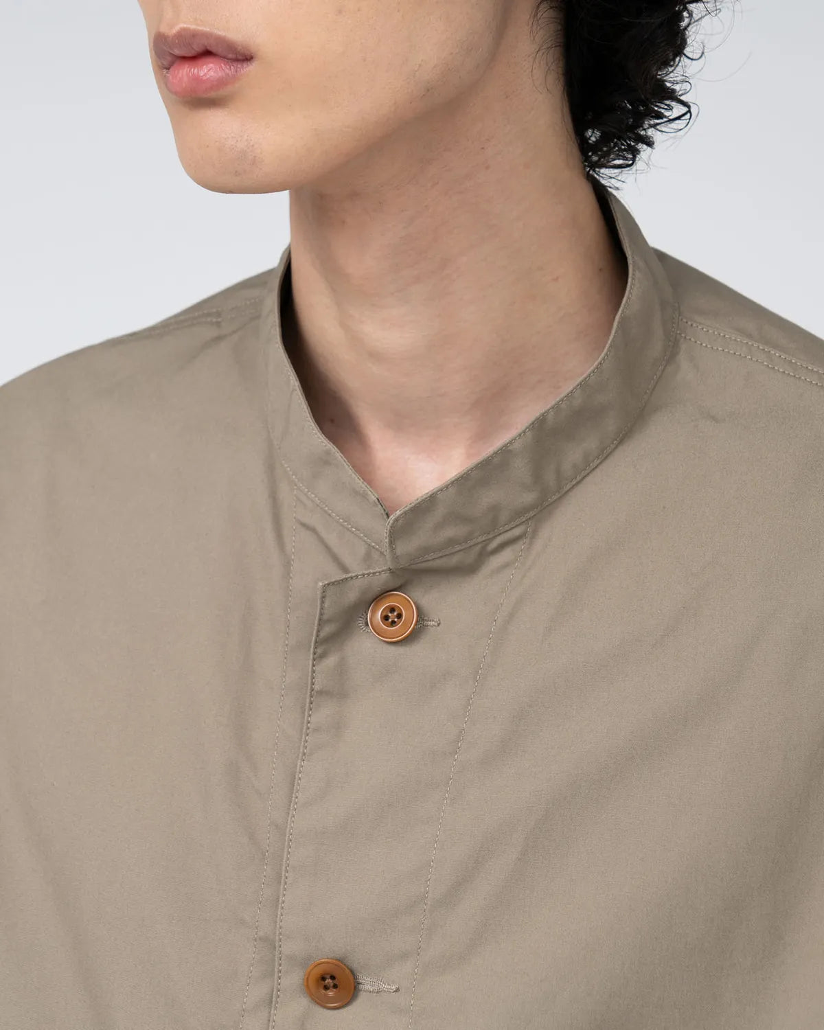 nanamica / Band Collar Shirt Jacket (S25SA106)