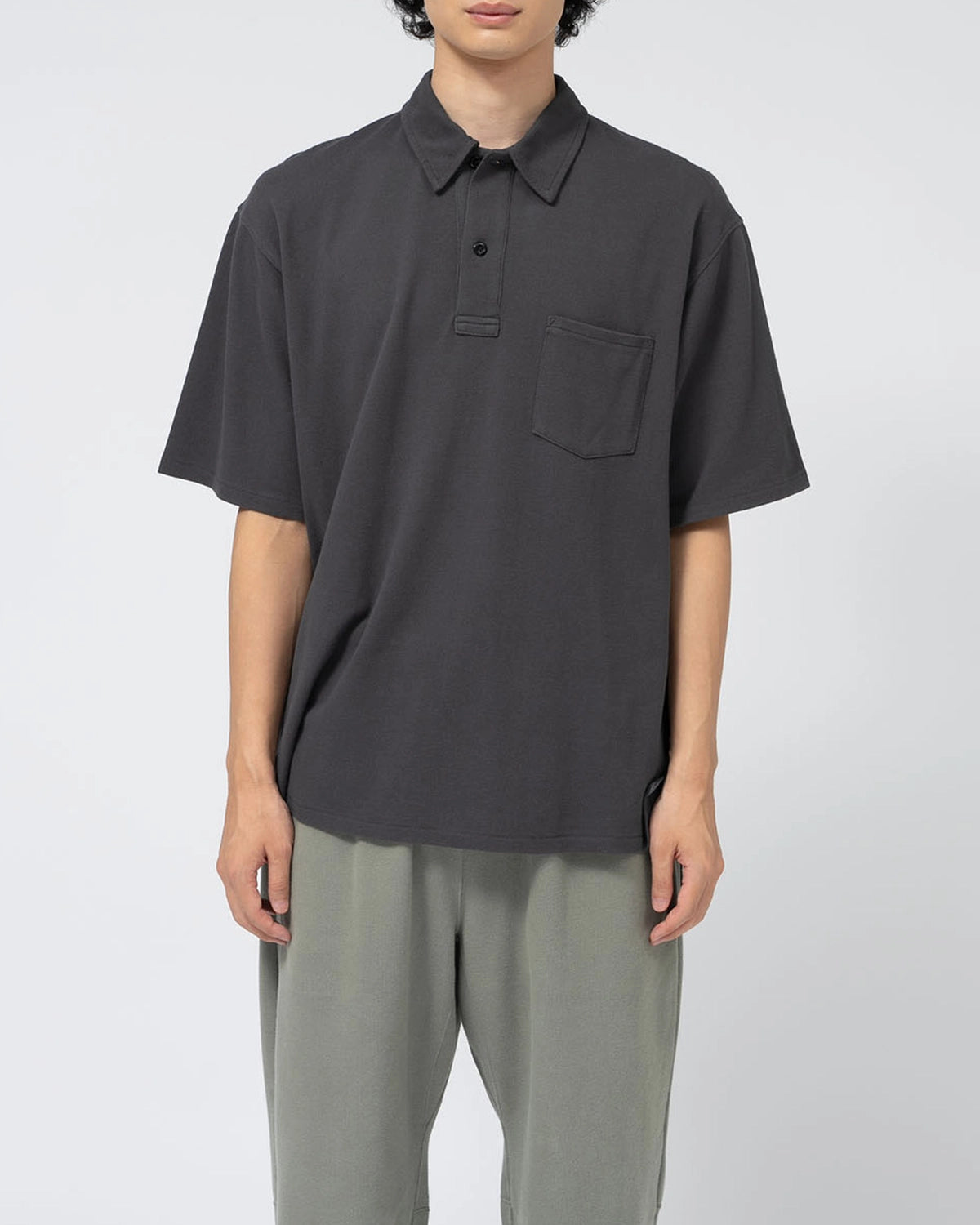 THE NORTH FACE PURPLE LABEL / Moss Stitch Field Big Polo (N25SH091)