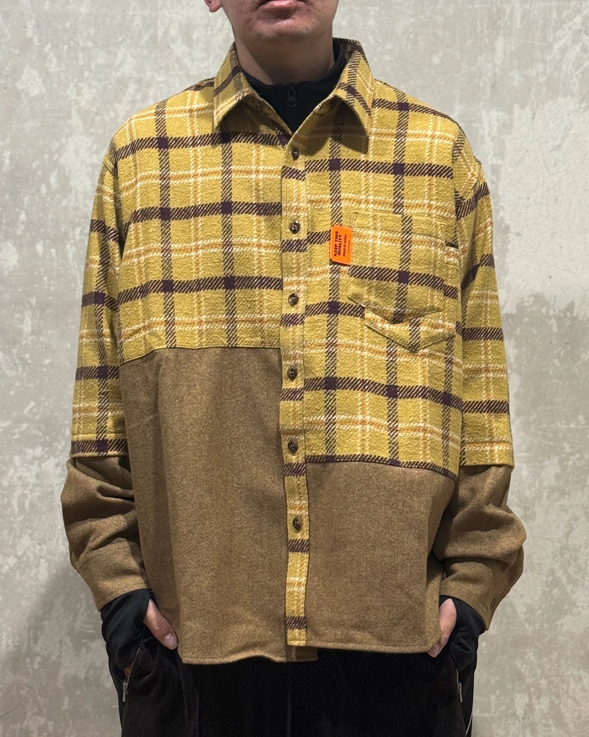 ALWAYS OUT OF STOCK / COMBINATION L/S SHIRT (HA-025205220)