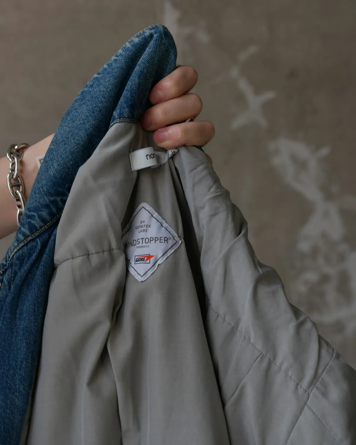 NONNATIVE / TRUCKER BLOUSON COTTON 11.5oz DENIM VW DARK WITH WINDSTOPPER® (NN-J4802)