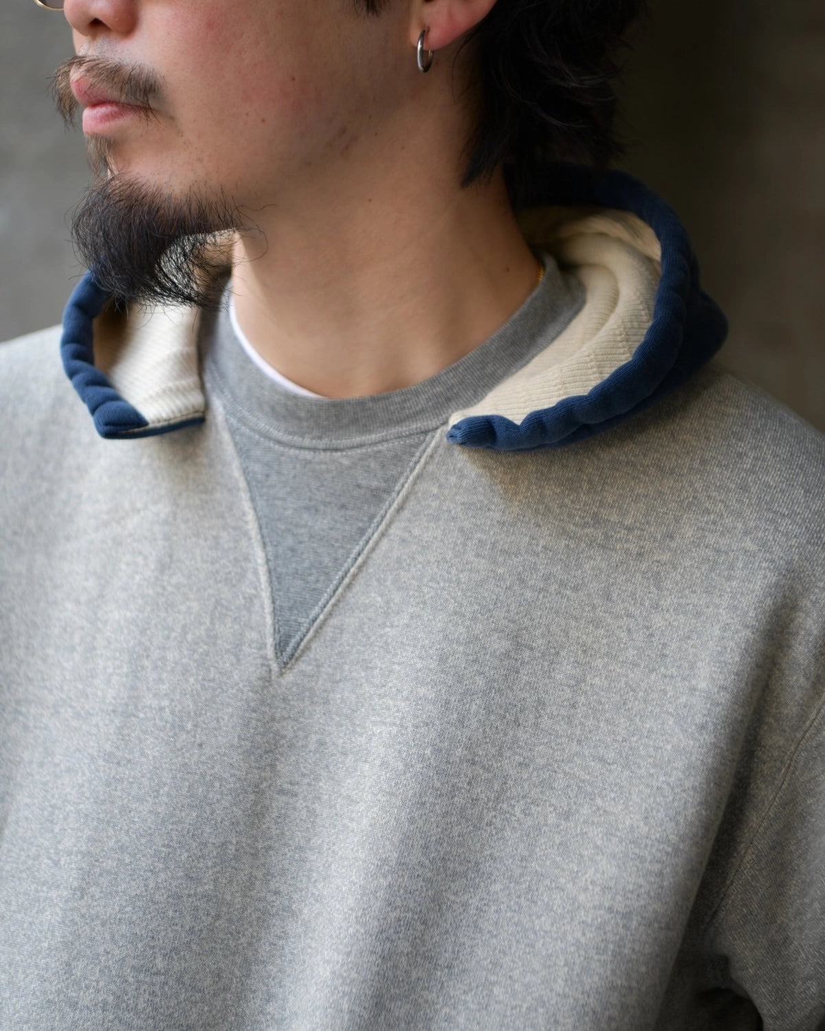 A.PRESSE / Vintage Attached Hood Sweat Parka (26SAP-05-15)