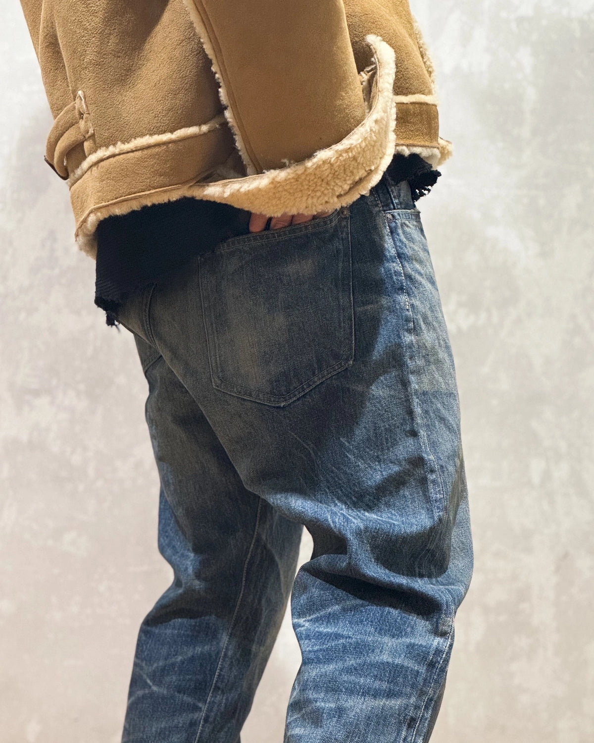 ©︎SAINT Mxxxxxx × BerBerJin / BB_DENIM PNT / 5PKTS DAMAGE (SM-HR1-0000-C60)