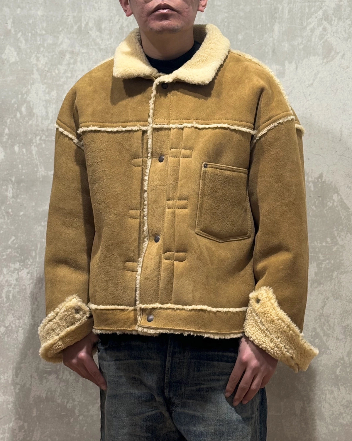 ©︎SAINT Mxxxxxx × BerBerJin / BB_MOUTON JACKET / MOUTON (SM-HR1-0000-C59)