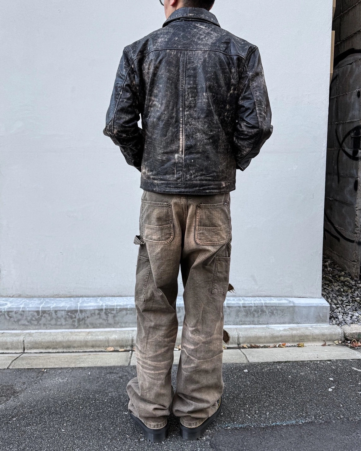 A Good Bad Influence / VINTEGE AGED LEATHER JACKET (AGBI-26AW-LJK04)