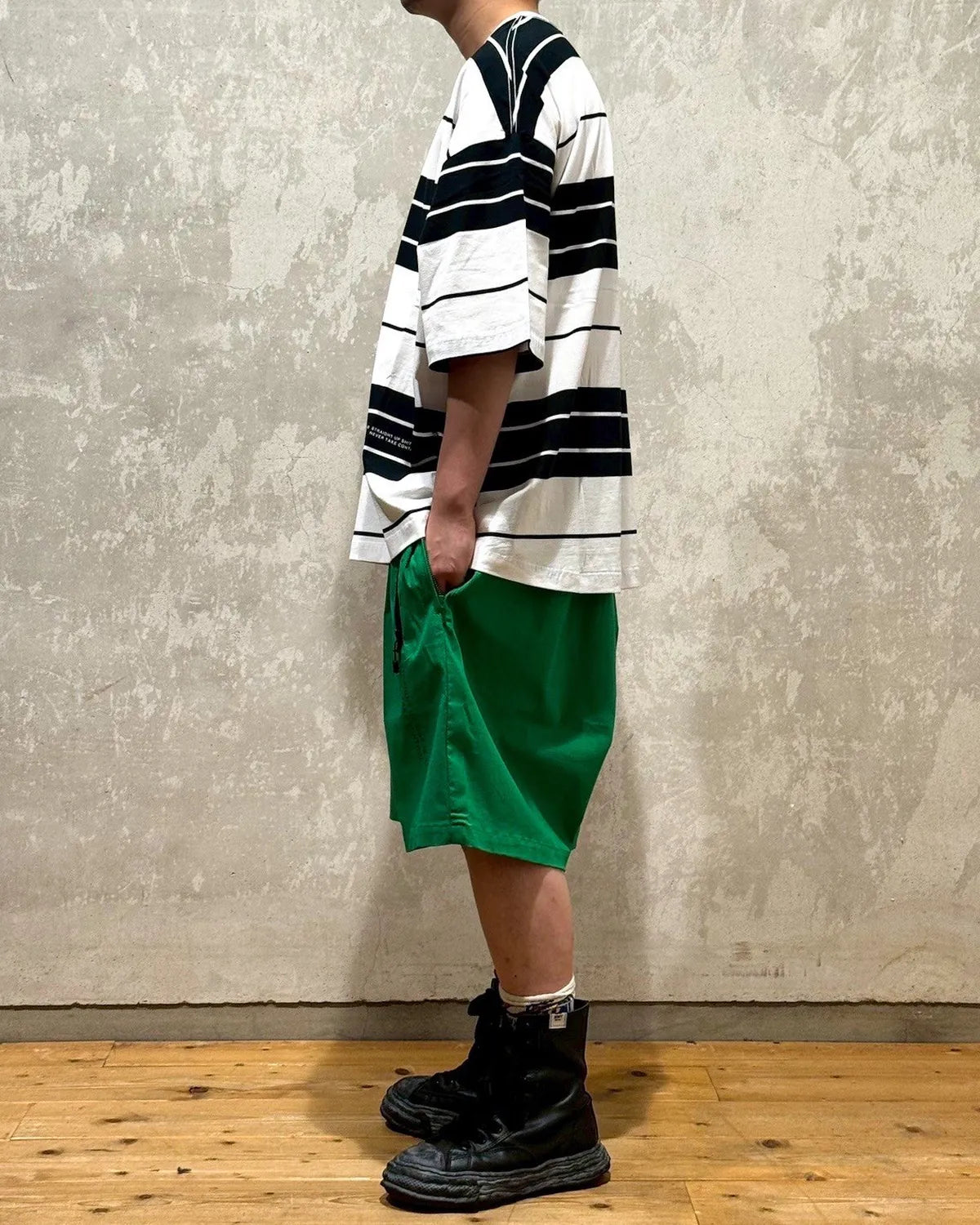 TIGHTBOOTH / BORDER S/S T-SHIRT (00009404)