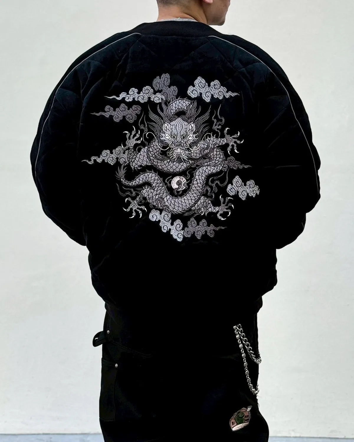 DELUXE / DELUXE × TIGHTBOOTH VELOUR SOUVENIR JKT (26SD5344)