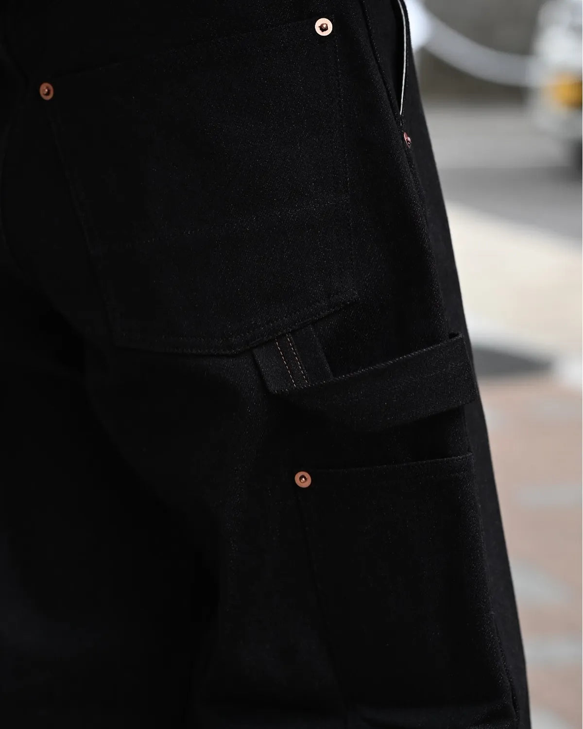 SUGARHILL / TWISTED HEATHER DENIM PANTS DOUBLE KNEE (25330410)
