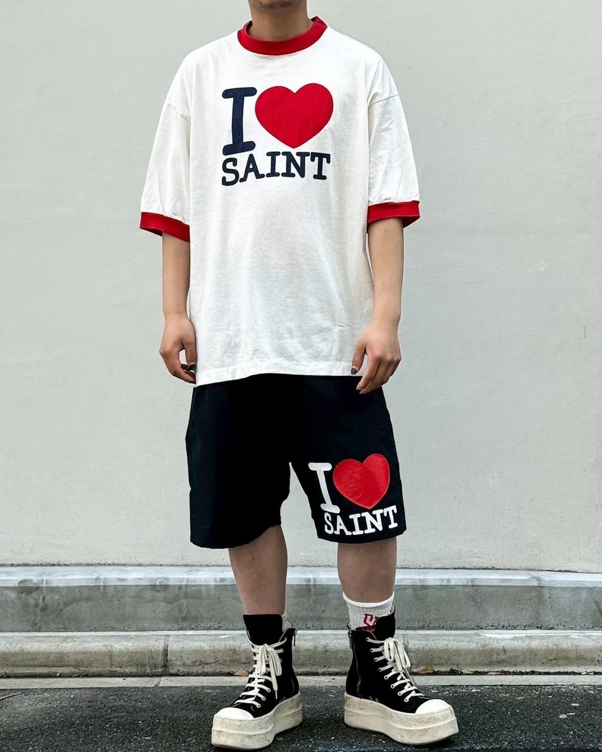 SAINT M×××××× (セントマイケル) / SS T-SHIRT I LOVE SAINT | 公式