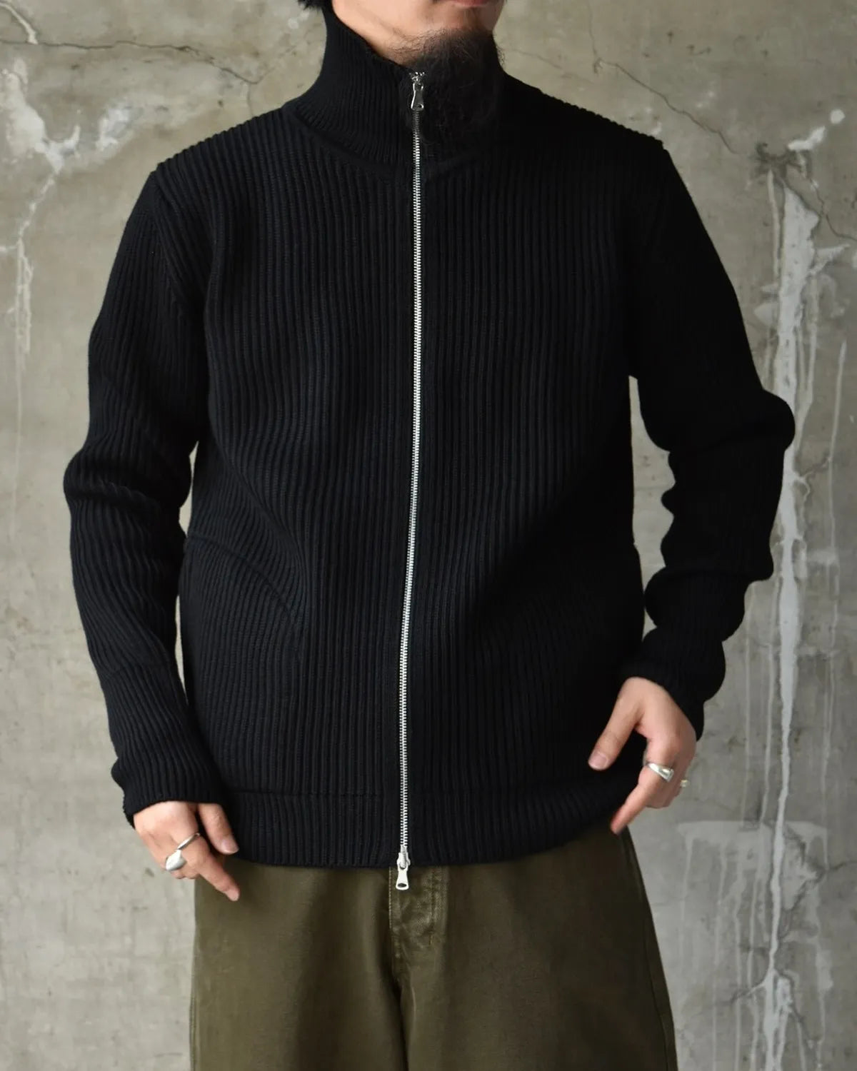 ANDERSEN-ANDERSEN / Navy Full-Zip Pockets (NFZP)