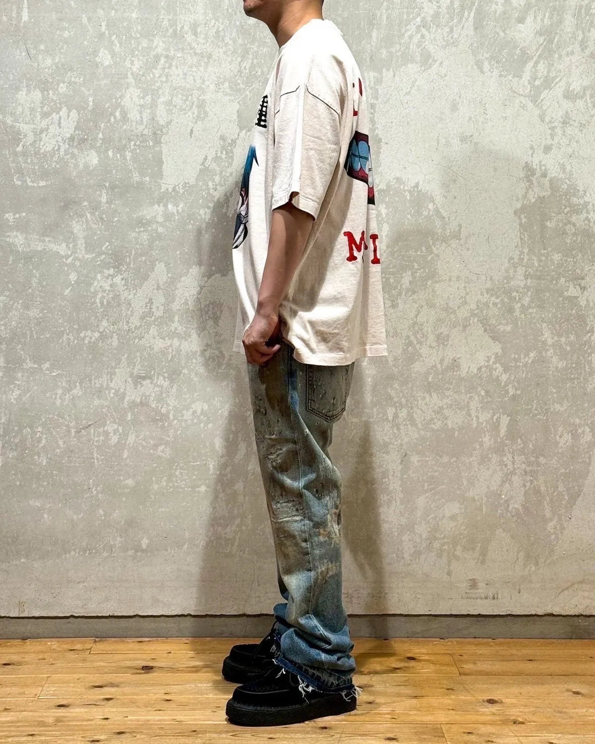 THE SUGAR PUNCH × 東京喰種 / S/S T-Shirt -KANEKI MASK (TTGM25SM001)