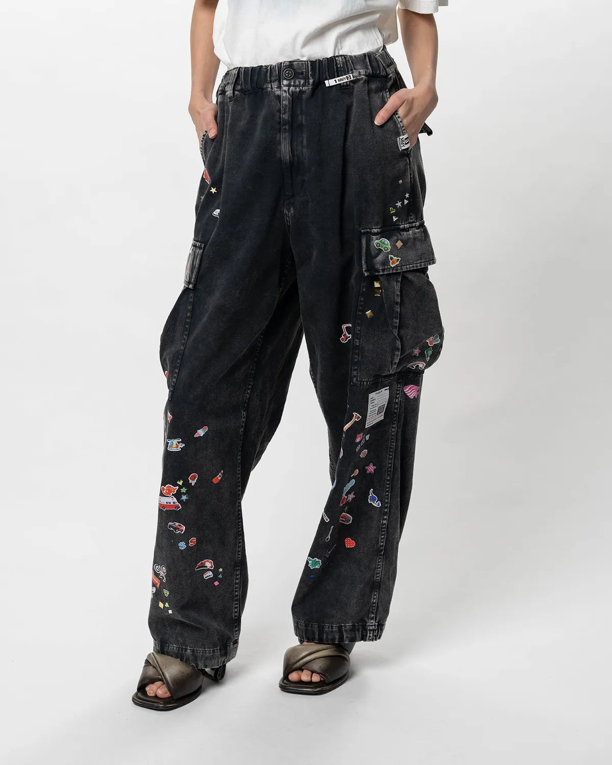 Maison MIHARA YASUHIRO / Kids Sticker Printed Military Pants -Women's- (K16PT351)