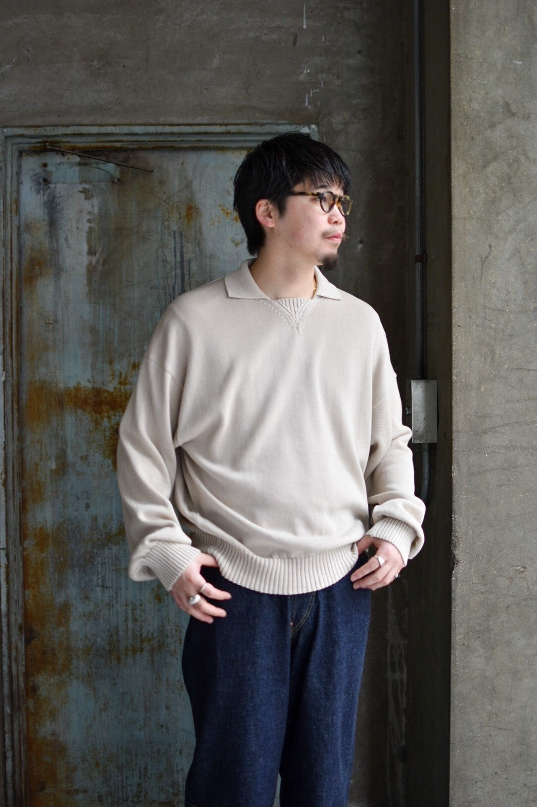 refomed （リフォメッド） / OLD MAN KNIT POLO | 公式通販・JACK in 