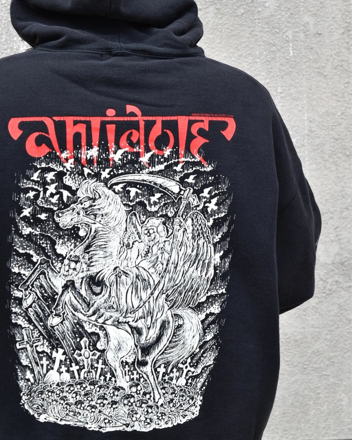 ANTIDOTE BUYERS CLUB / Fade Wash Sweat Parka -Grim & Reaper- (ABCAW25CT12)