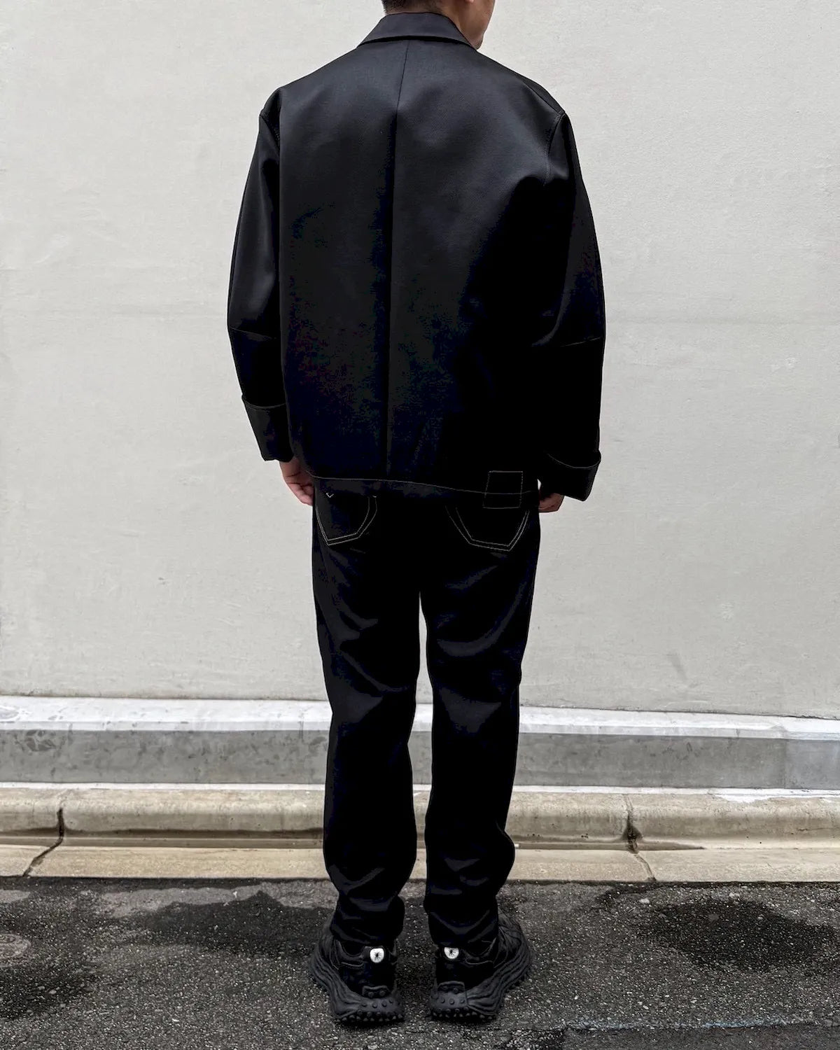 JUNYA WATANABE MAN × LEVI'S / W-NAME Wool Serge × Cupra Silk Satin Facing JACKET (WR-J201-051)