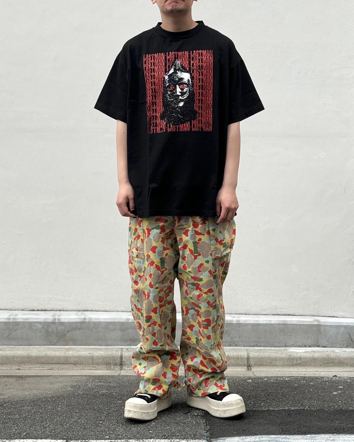 LASTMAN / PRINTED TEE SHIRTS "IRON MASK" (261LM-CT07)