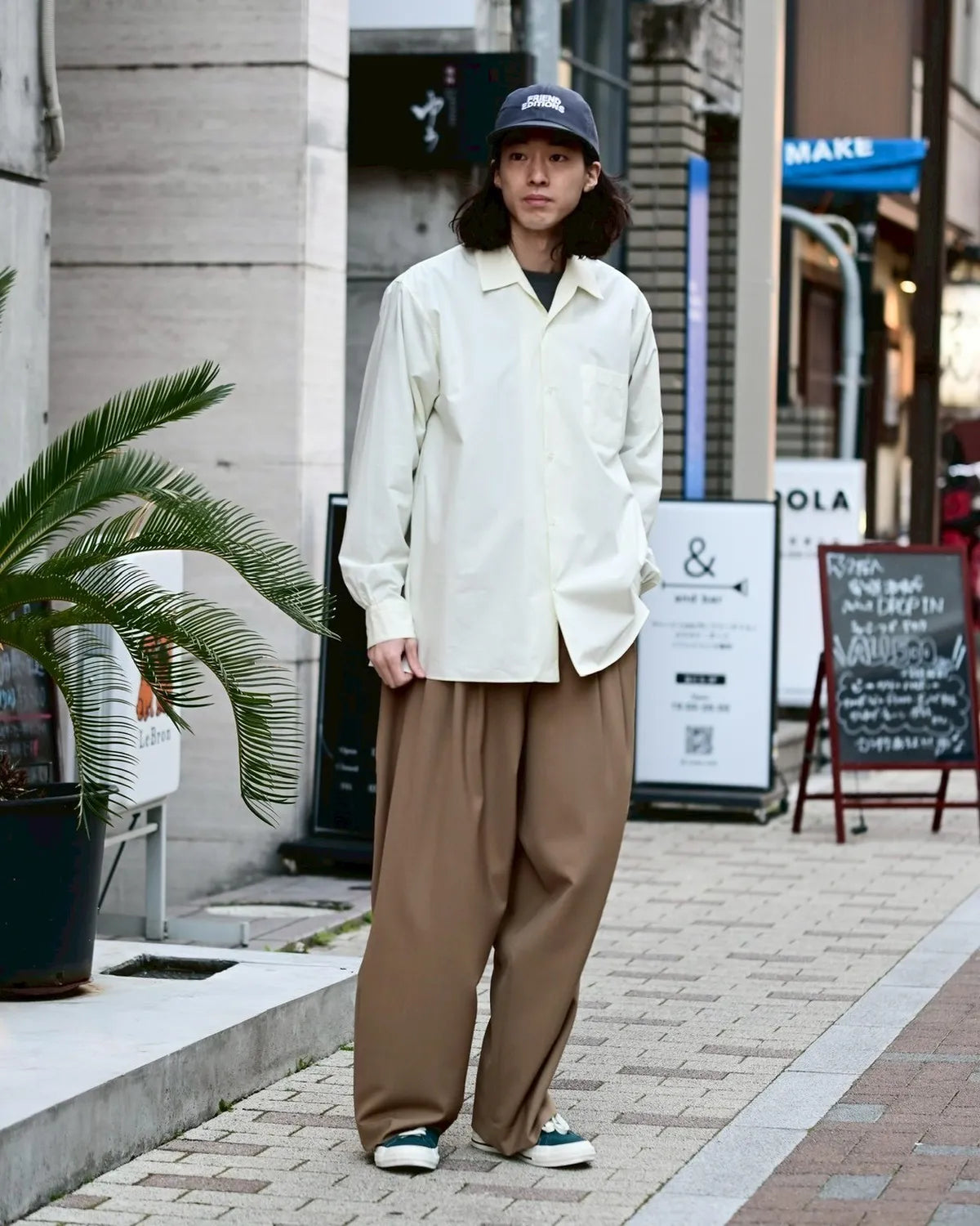 MARKAWARE / Survival Cloth® Tropical Triple Pleated Wide Trousers (A26A03PT02C)
