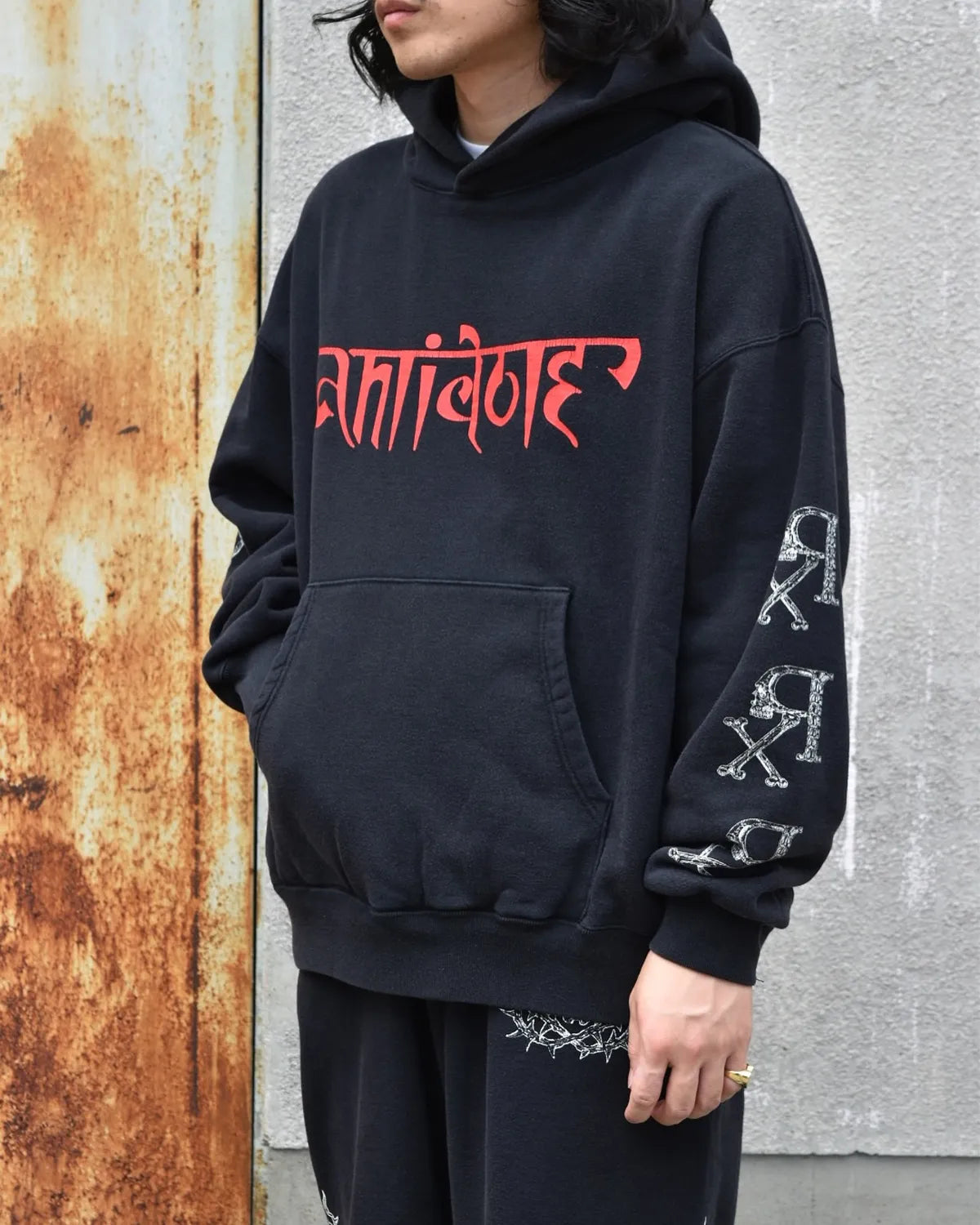 ANTIDOTE BUYERS CLUB / Fade Wash Sweat Parka -Grim & Reaper- (ABCAW25CT12)