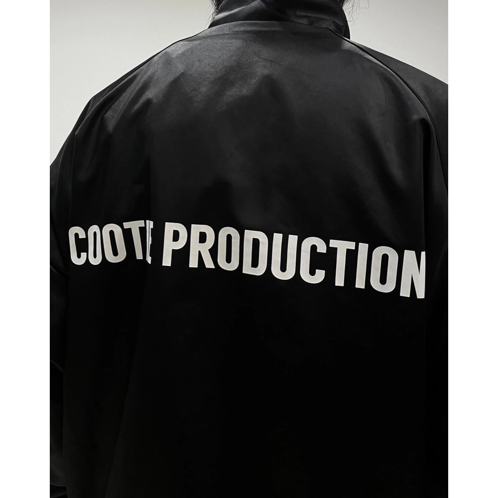 COOTIE PRODUCTIONS® / Damp Coated Satin Track Jacket (CTE-24A232)