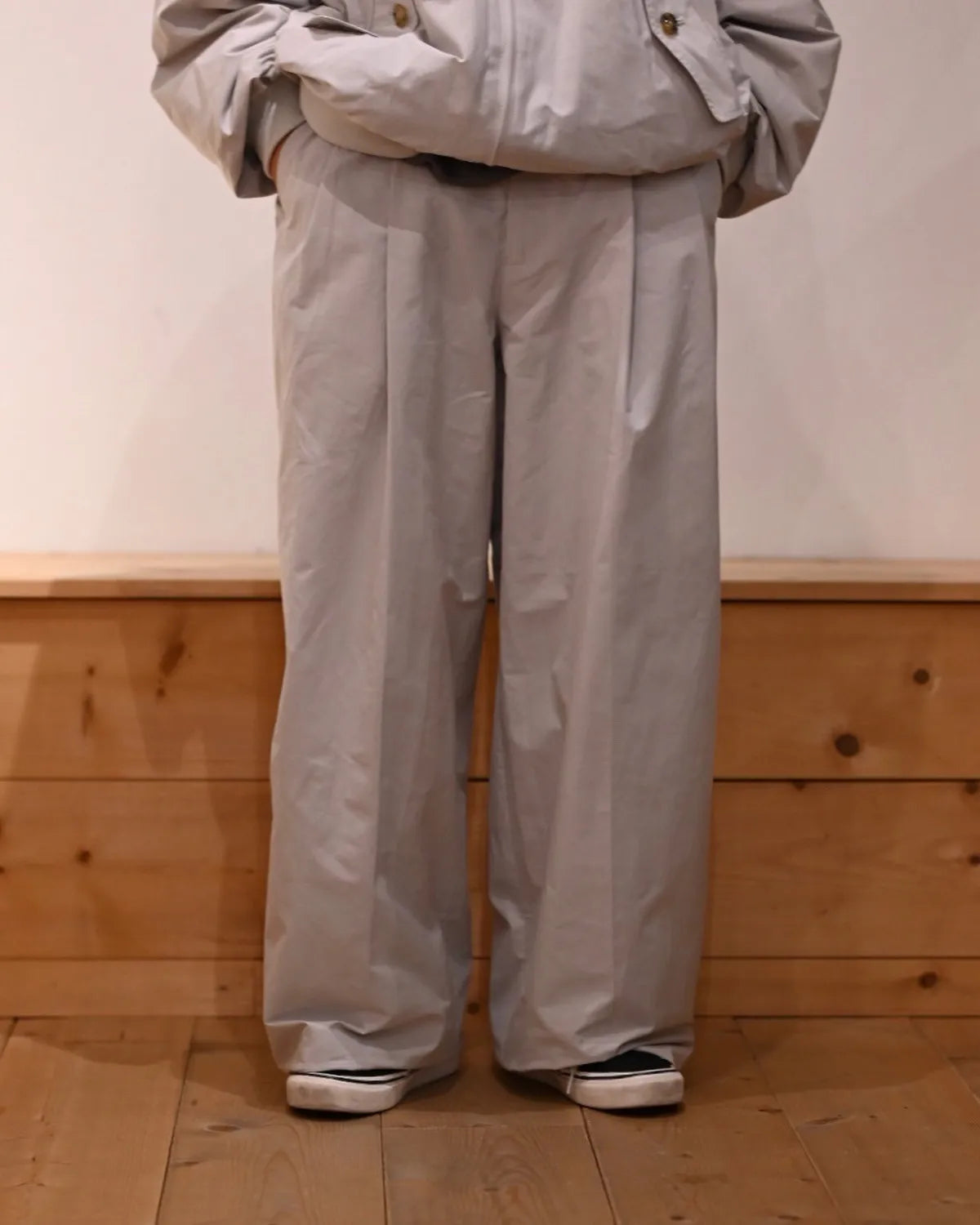 COOTIE PRODUCTIONS® × BARACUTA / EWP 2 Tuck Trousers (BRCT-CTE-25S-101)