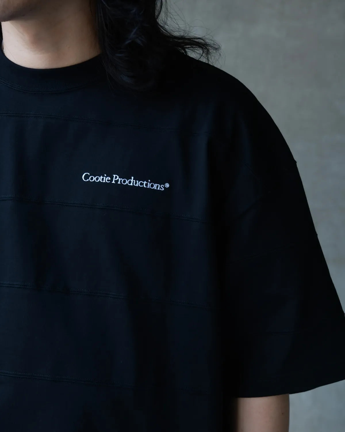 COOTIE PRODUCTIONS® / Plaited Jersey Paneling Border S/S Tee (CTE-26S310)