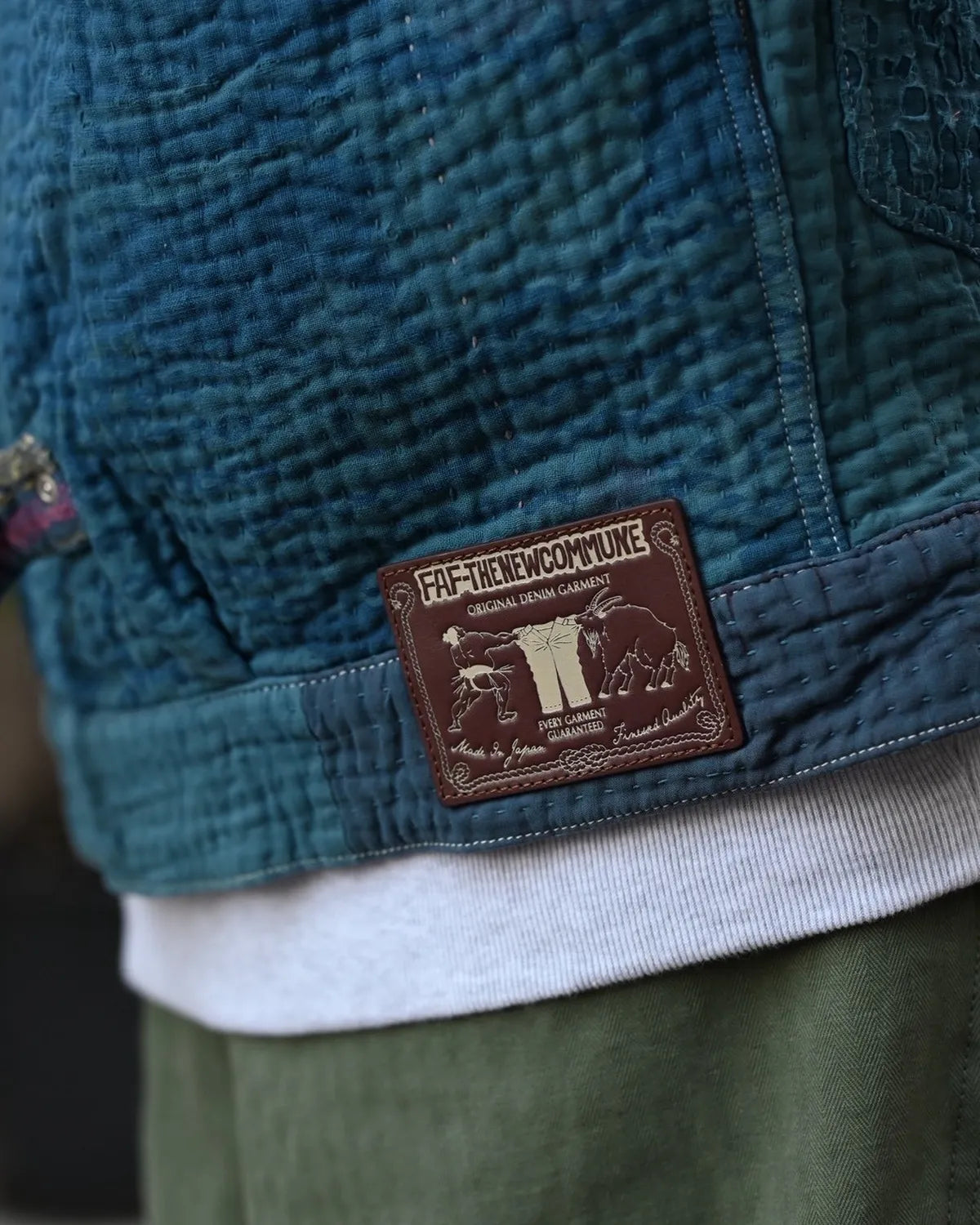 FAF fakeasflowers Wool Stadium Jacket