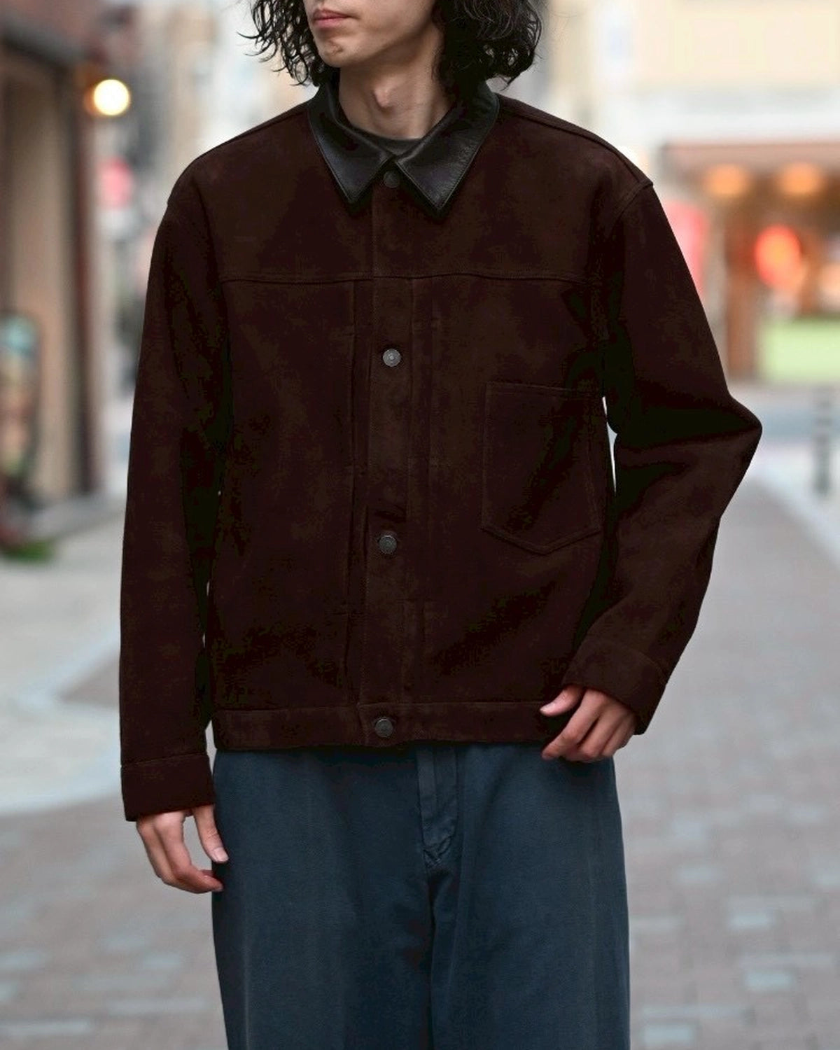 A.PRESSE / Vintage Suede Leather 1st Type Jacket (26SAP-01-07)