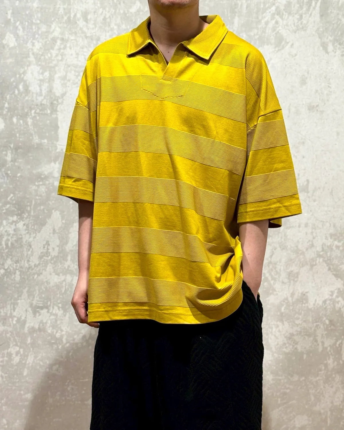 TIGHTBOOTH / RIDGE BORDER OPEN POLO (00009085)