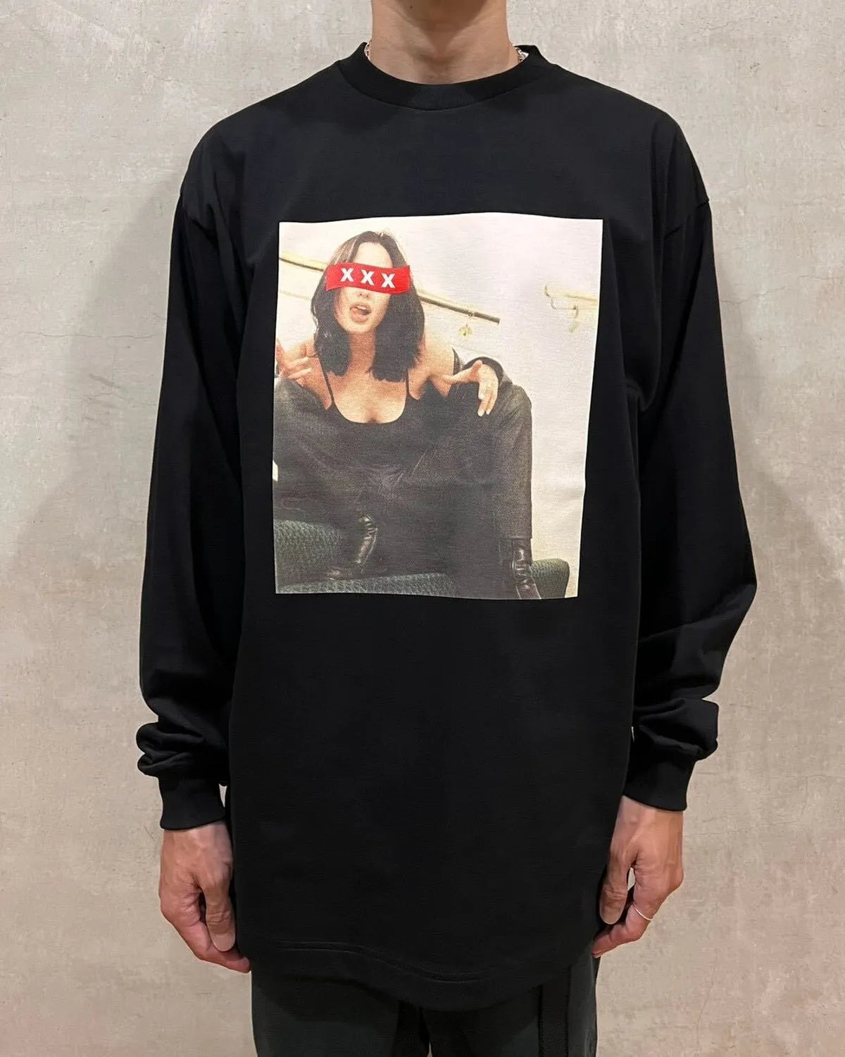 GOD SELECTION XXX / Womens Photo Graphic Long Sleeve Tee (GX-S26-LT-02)
