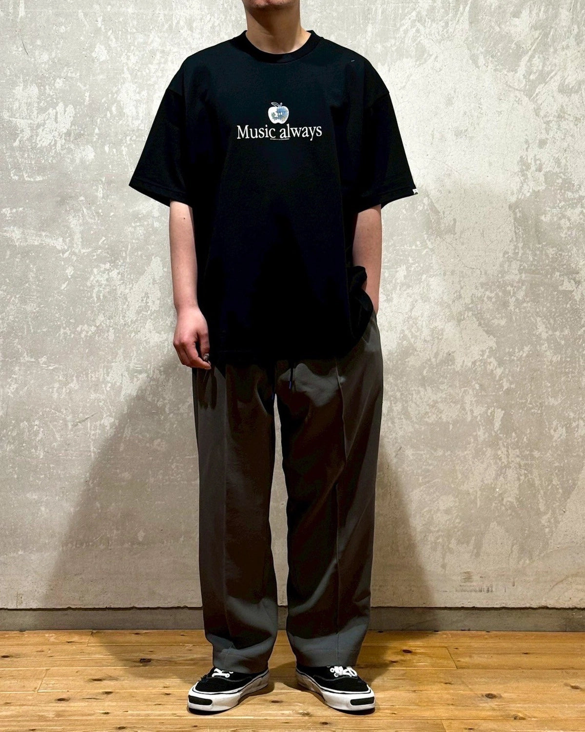 CITY COUNTRY CITY / COTTON S/S T-SHIRT_Music always (CCC-251T007)