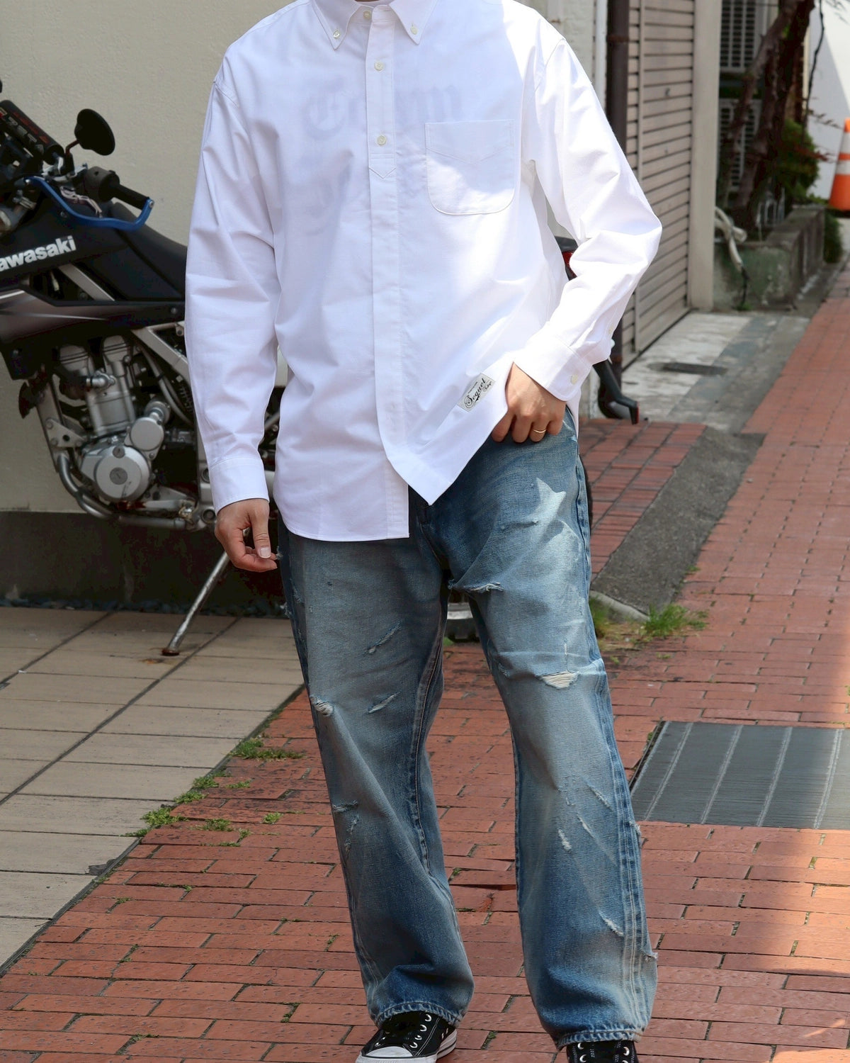 SEQUEL / OXFORD FLYFRONT SHIRT (SQ-25SS-SH-02)